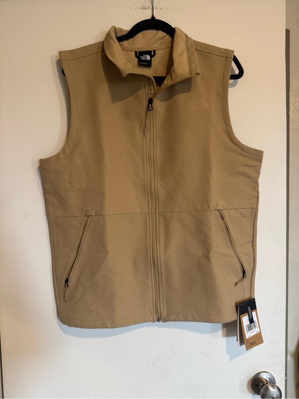 The North Face Camden Soft Shell Vest Khaki Stone Men’s M NWT